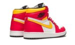 Tênis Air Jordan 1 High "Fusion Red" Rosa / Amarelo - 555088-603 - Imagem 3