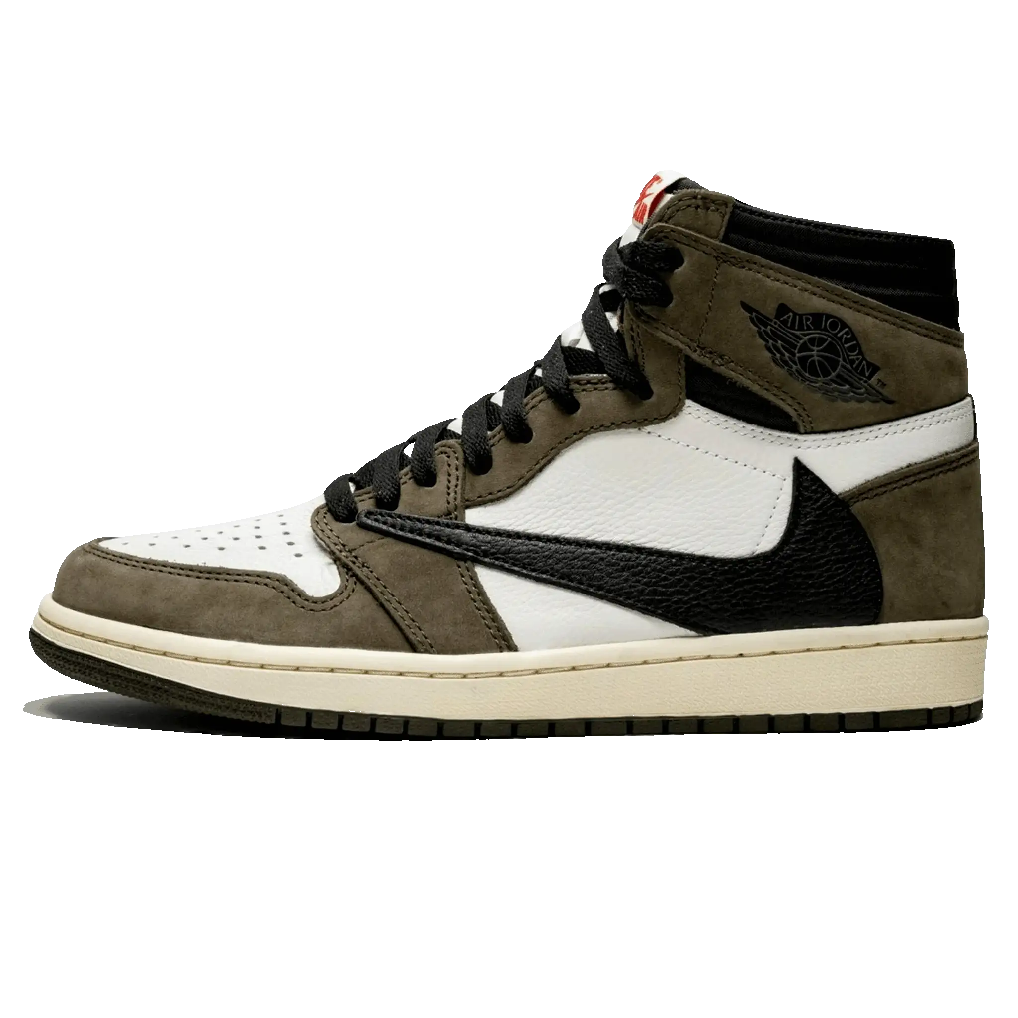air-jordan-1-high-og-travis-scott-1 Tênis Air Jordan 1 High x Travis Scott "Mocha" - CD4487-100 - Imagem 1