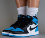 Tênis Air Jordan 1 High "UNC Toe" Azul - DZ5485-400 - Imagem 6