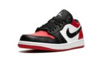 Tênis Air jordan 1 Low "Bred" Preto / Vermelho - 553558-612 - Imagem 4