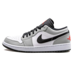 Tênis Air jordan 1 Low "Light Smoke Grey" - 553558-030