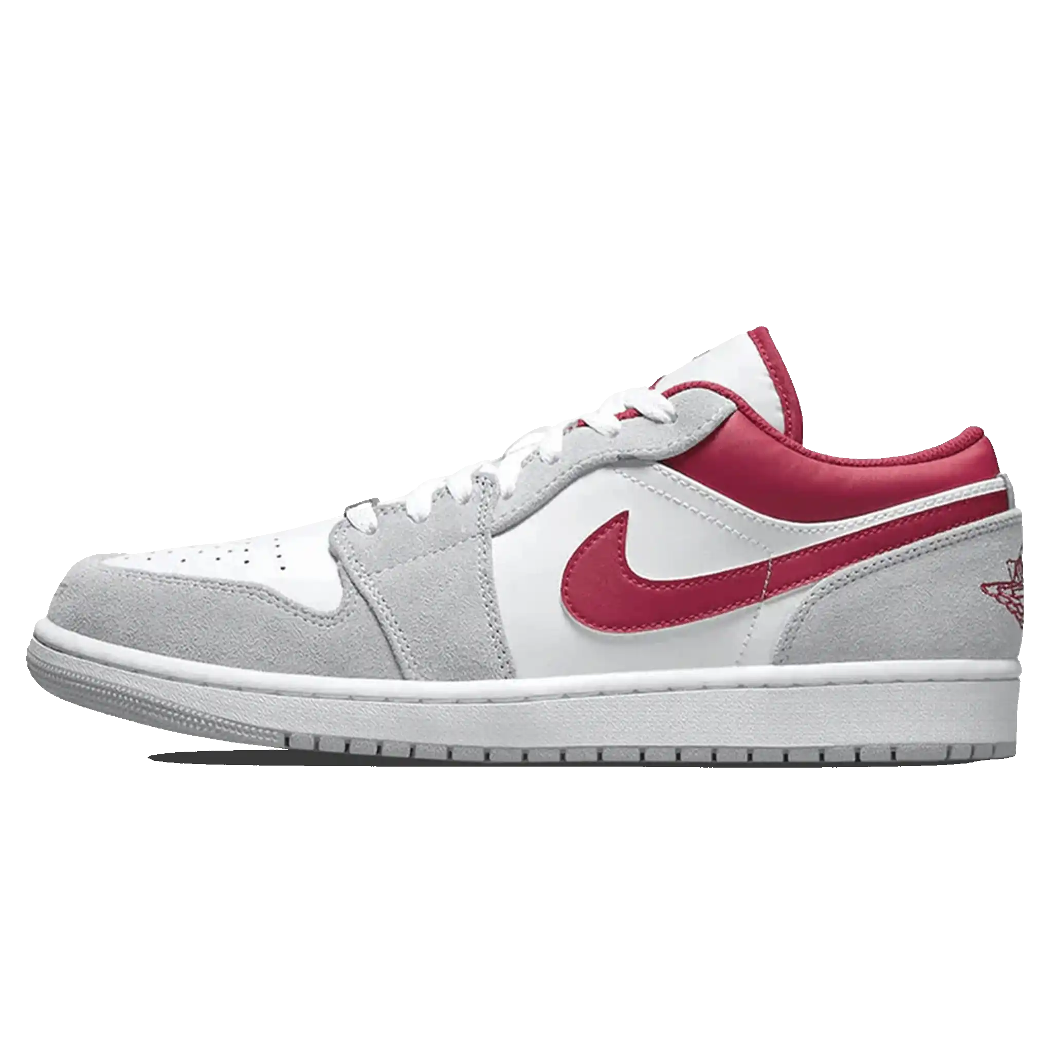air-jordan-1-low-light-smoke-grey-gym-red-1 Tênis Air jordan 1 Low "Light Smoke Gym Red" - DC6991-016 - Imagem 1