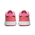 Tênis Air jordan 1 Low Feminino "Pink Red" Rosa - 554723-600 - Imagem 4