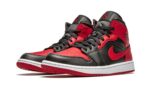 Tênis Air Jordan 1 Mid "Banned" Vermelho / Preto - 554724-074 - Imagem 2