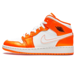 Tênis Air Jordan 1 Mid 'Electro Orange' Laranja - DM4228-800
