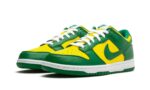 Tênis Nike Dunk Low "Brazil" Verde / Amarelo - CU1727-700 - Imagem 2