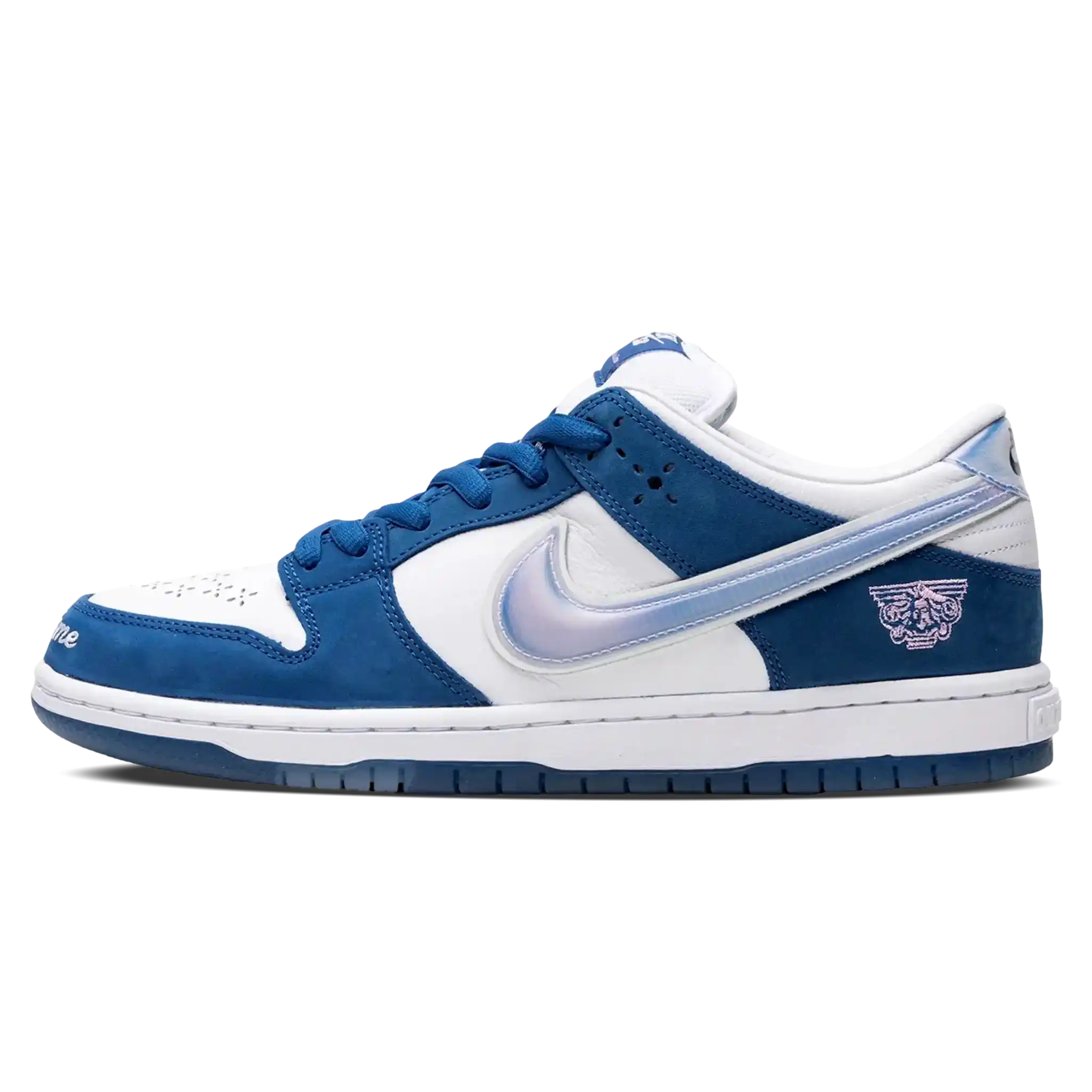 nike-dunk-low-sb-born-raised-azul-1 Tênis Nike Dunk Low SB x Born x Raised Azul - FN7819-400 - Imagem 1