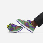 Tênis Nike Dunk Low "Veneer" Verde / Roxo - DA1469-200 - Imagem 6