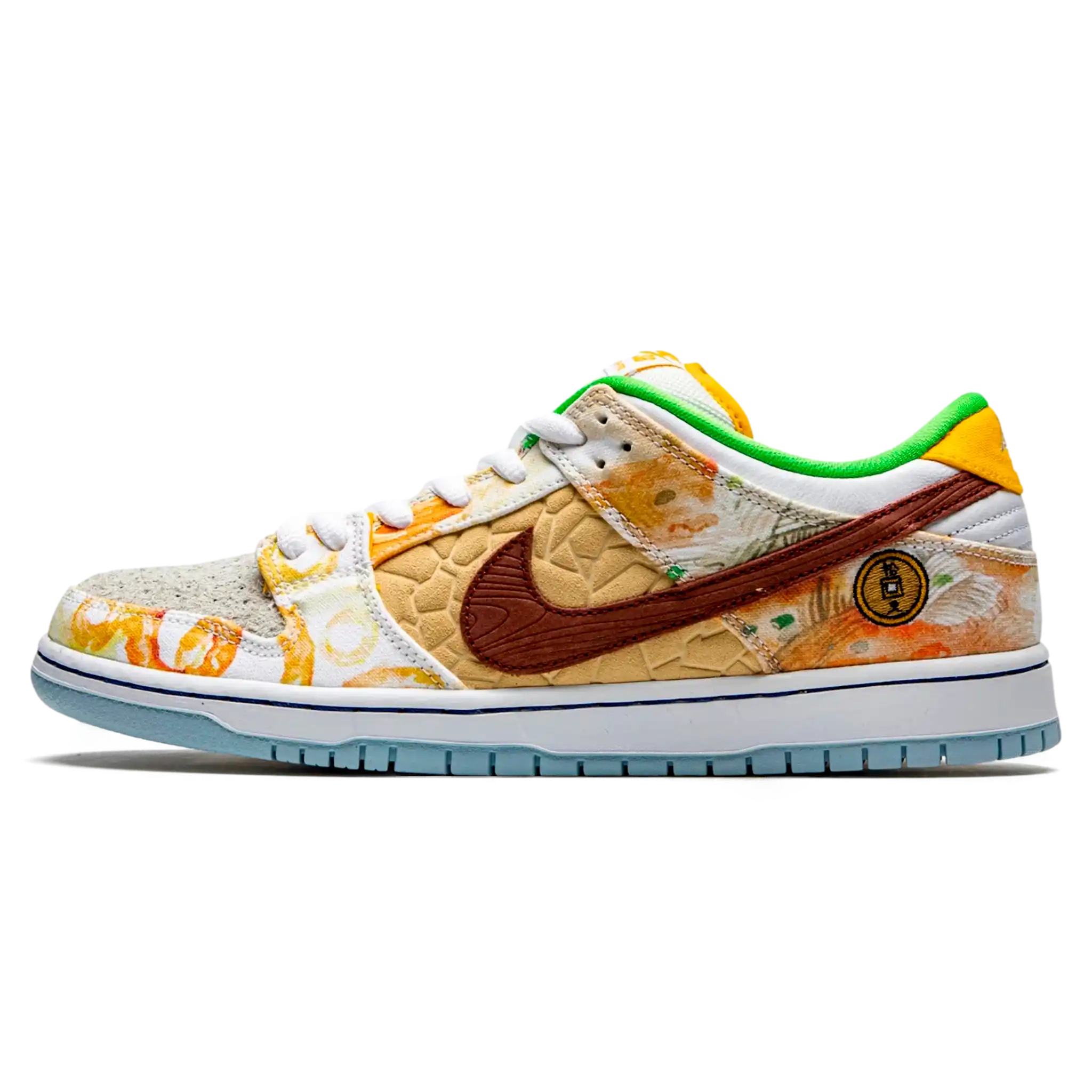 nike-sb-dunk-low-street-hawker-1 Tênis Nike Dunk Low SB "Street Hawker" Colorido - CV1628-800 - Imagem 1