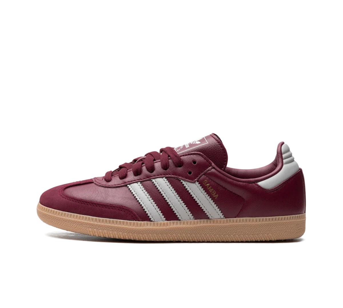 Adidas-Samba-OG-_Burgundy_-juicy-sneakers-1 Tênis Adidas Samba OG 'Burgundy' Bordô - JH8700 - Imagem 1