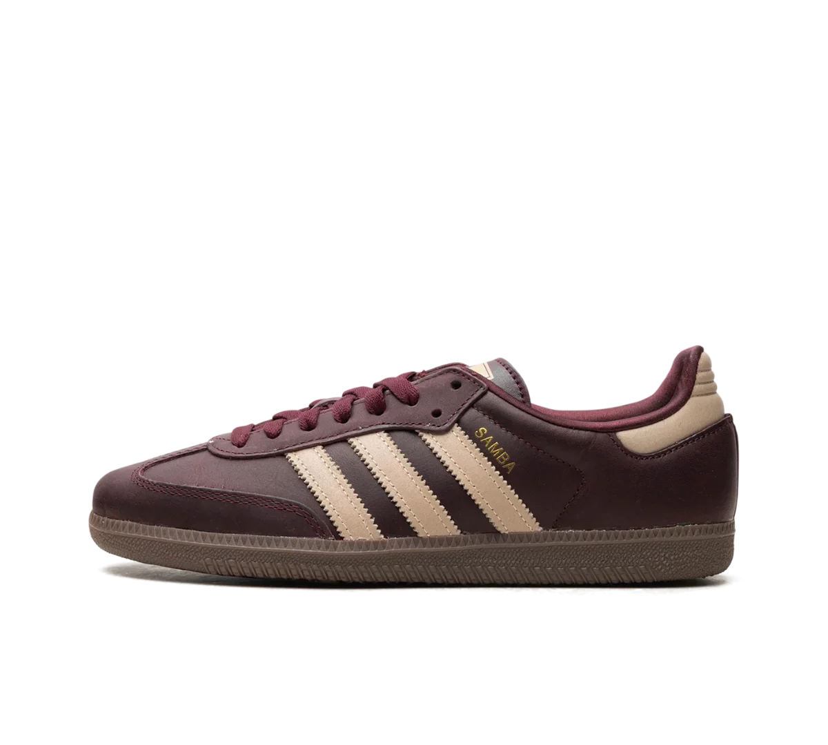 adidas-samba-maroon-crystal-1-1 Tênis Adidas Samba OG 'Maroon Crystal' Vinho - IF7004 - Imagem 1