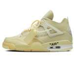 Tênis Air jordan 4 x Off-White "Sail" - CV9388-100