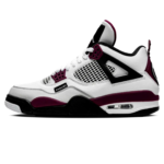 Tênis Air Jordan 4 "PSG" Branco / Roxo - CZ5624-100
