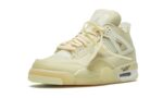 Tênis Air jordan 4 x Off-White "Sail" - CV9388-100 - Imagem 4