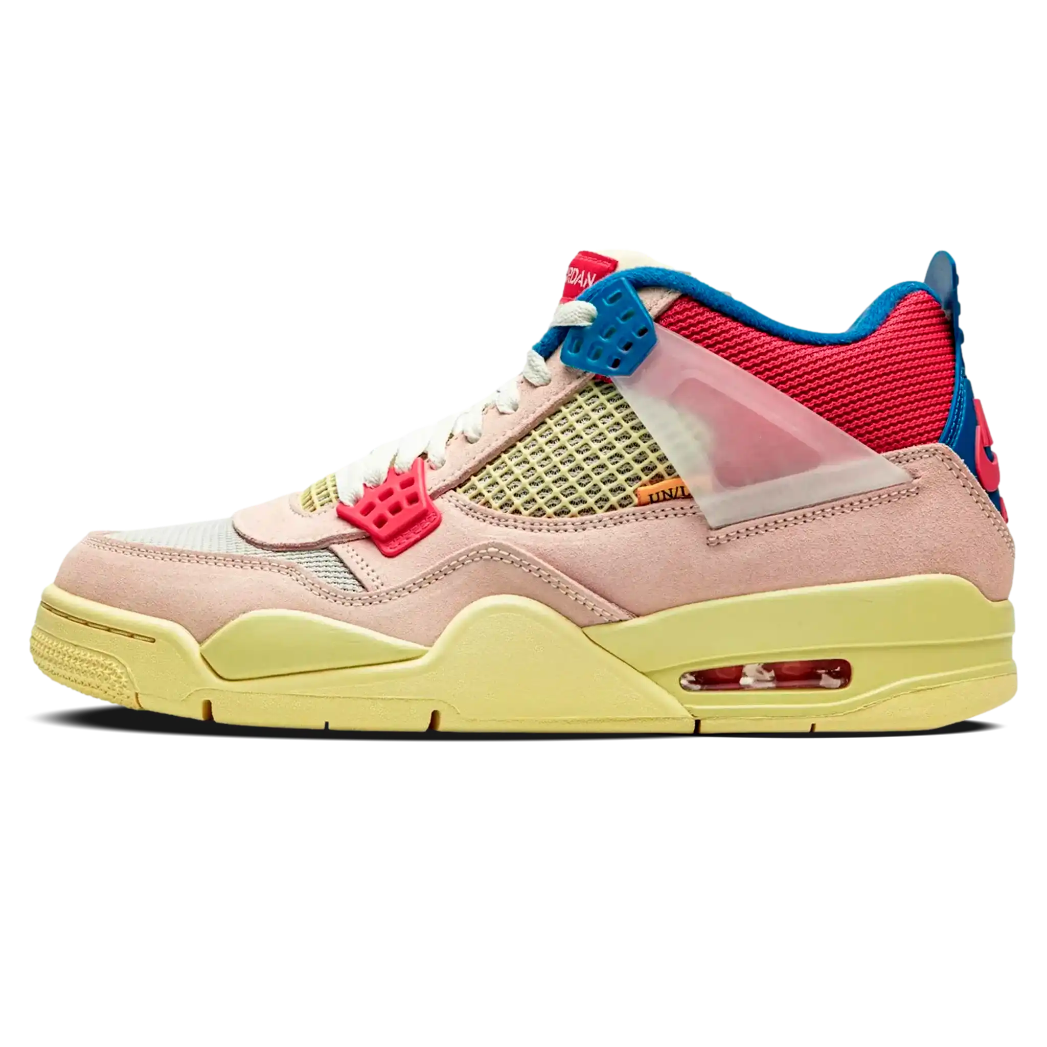 jordan-4-x-union-la-guava-ice-rosa-1 Tênis Air Jordan 4 x Union LA "Guava Ice" Rosa - DC9533-800 - Imagem 1
