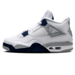 Tênis Air jordan 4 "Midnight Navy" Branco / Azul - DH6927-140