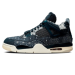 Tênis Air Jordan 4 "Sashiko" Denim / Azul - CW0898-400