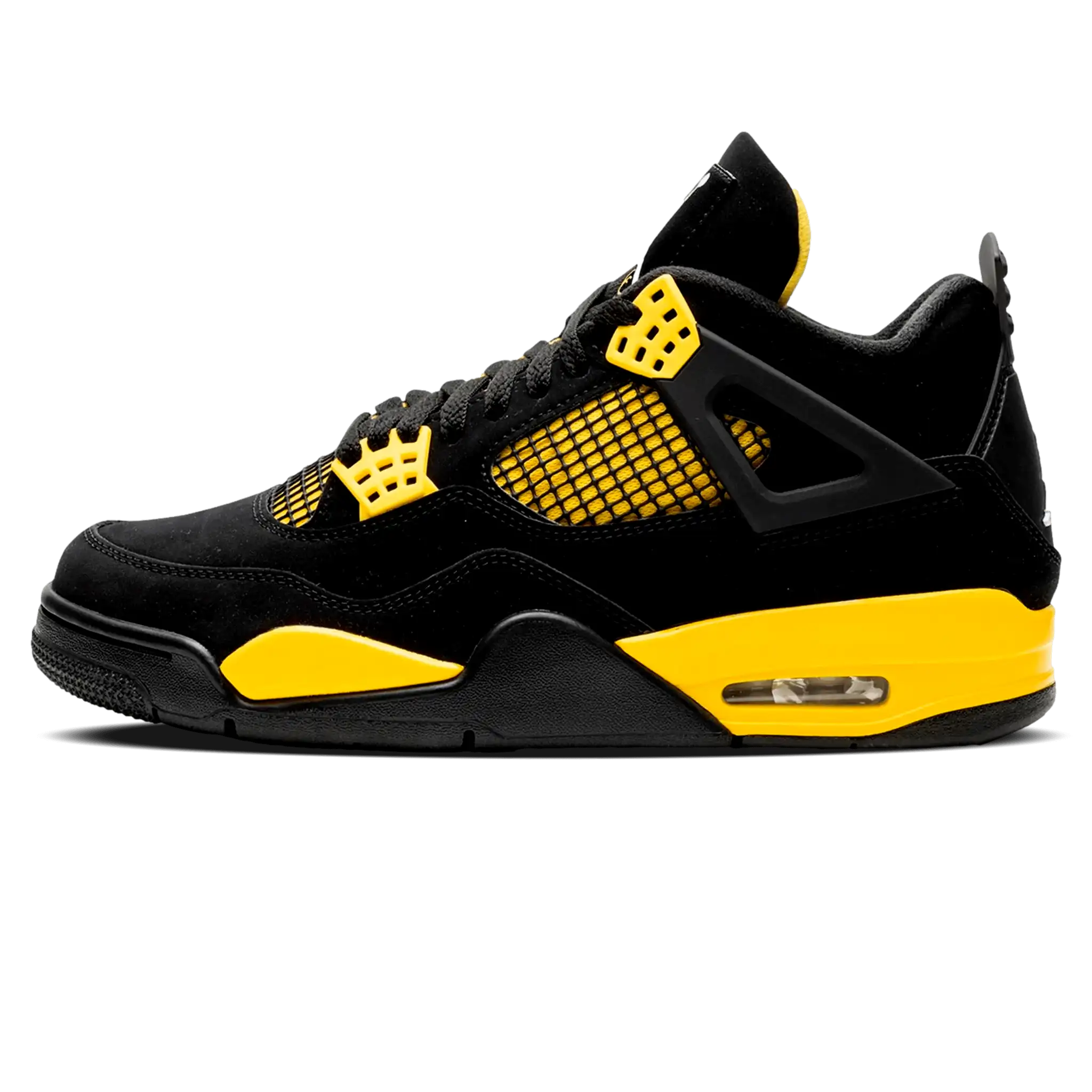 air-jordan-4-thunder-1-1 Tênis Air Jordan 4 "Thunder" Preto / Amarelo - DH6927-017 - Imagem 1