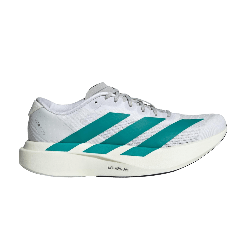 tenis-adidas-adizero-evo-sl-white-pure-teal-js4451-1 Tênis Adidas Adizero Evo SL 'White Pure Teal' - JS4451 - Imagem 1
